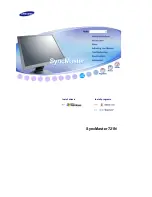 Samsung SyncMaster 721N User Manual preview