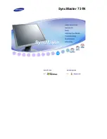 Preview for 1 page of Samsung SyncMaster 731N Owner'S Manual