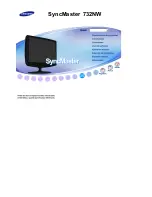 Samsung SyncMaster 732NW (Spanish) Manual Del Usuario preview