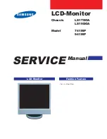 Samsung SyncMaster 741MP Service Manual preview