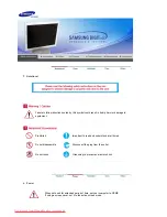 Preview for 2 page of Samsung SyncMaster 760BF User Manual