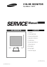 Samsung SyncMaster 770TFT Service Manual preview