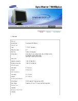 Предварительный просмотр 63 страницы Samsung SyncMaster 798MBplus Manual