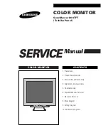 Samsung SyncMaster 800TFT Service Manual preview