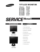 Samsung SyncMaster 910N Service Manual preview