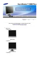 Preview for 14 page of Samsung SyncMaster 913BM PLUS Manual