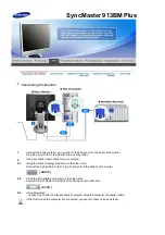 Preview for 19 page of Samsung SyncMaster 913BM PLUS Manual