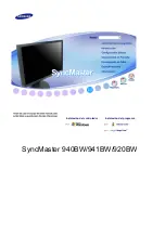 Samsung SyncMaster 920BW Manual Del Usuario preview