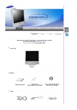 Preview for 9 page of Samsung SyncMaster 930MP Manual