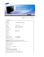 Preview for 43 page of Samsung SyncMaster 940BW Plus User Manual