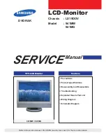 Samsung SyncMaster 941MG Service Manual предпросмотр