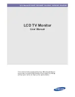 Samsung SyncMaster B1930HD User Manual preview