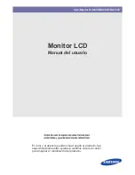 Samsung SyncMaster BX2035 (Spanish) Manual Del Usuario preview