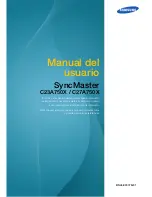 Samsung SyncMaster C27A750X Manual Del Usuario preview