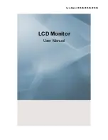 Preview for 1 page of Samsung SYNCMASTER P2050N User Manual