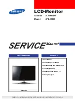 Samsung SyncMaster P2470HD Service Manual предпросмотр