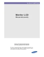 Samsung SyncMaster P2480L (Spanish) Manual Del Usuario предпросмотр