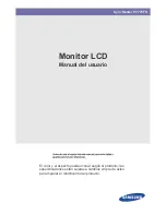 Samsung SyncMaster P2770FH (Spanish) Manual Del Usuario предпросмотр