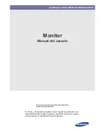 Preview for 1 page of Samsung SyncMaster S16A100N (Spanish) Manual Del Usuario