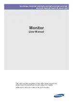 Samsung SyncMaster S19A300B User Manual preview