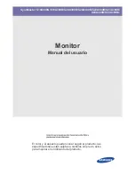 Preview for 1 page of Samsung SyncMaster S20A300B Manual Del Usuario