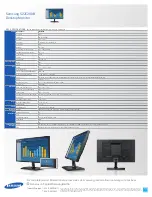 Preview for 2 page of Samsung SyncMaster S22C200B Specifications