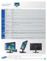 Preview for 2 page of Samsung SyncMaster S23C200B Specifications