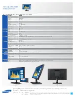 Preview for 2 page of Samsung SyncMaster S24C200BL Specifications