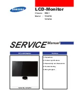 Samsung SyncMaster T23A750 Service Manual предпросмотр