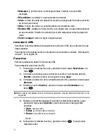 Preview for 74 page of Samsung T-MOBILE SGH-BLAST SERIES (Spanish) Manual Del Usuario