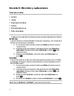 Preview for 76 page of Samsung T-MOBILE SGH-BLAST SERIES (Spanish) Manual Del Usuario