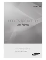 Samsung T19C300 User Manual preview