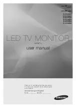 Preview for 1 page of Samsung T22D390EW User Manual