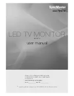 Samsung T27B750ND User Manual preview