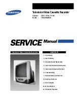 Preview for 1 page of Samsung TB14A53X/RAD Service Manual