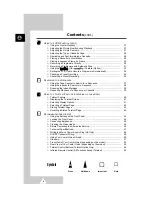 Preview for 4 page of Samsung TB15X5 Owner'S Instructions Manual