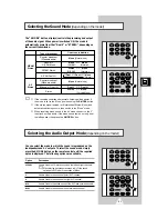 Preview for 21 page of Samsung TB15X5 Owner'S Instructions Manual