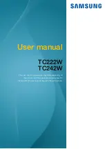 Samsung TC222W User Manual preview