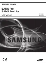 Samsung TECHWIN SAMS Pro User Manual предпросмотр