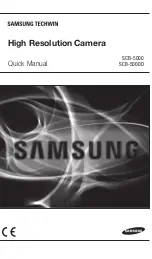 Samsung Techwin SCB-5000 Quick Start Manual preview