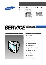 Samsung TF14P64X/XEF Service Manual preview