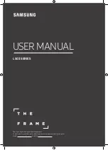 Samsung THE FRAME QE55LS03 User Manual preview