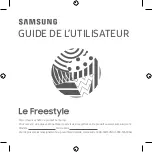 Предварительный просмотр 13 страницы Samsung The Freestyle User Manual