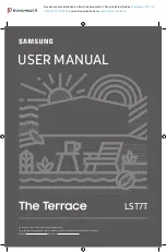 Samsung The Terrace QE55LST7TCUXXN User Manual preview