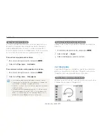 Предварительный просмотр 70 страницы Samsung TL220 - DualView Digital Camera Manual Del Usuario