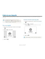 Предварительный просмотр 75 страницы Samsung TL220 - DualView Digital Camera Manual Del Usuario