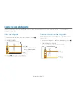 Предварительный просмотр 56 страницы Samsung TL34HD - Digital Camera - Compact (Spanish) Manual Del Usuario