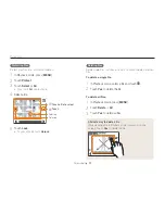 Предварительный просмотр 51 страницы Samsung TL34HD - Digital Camera - Compact User Manual