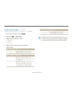 Предварительный просмотр 74 страницы Samsung TL500 (Spanish) Manual Del Usuario