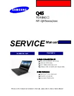 Preview for 1 page of Samsung TORINO II Nt-Q45 series Service Manual